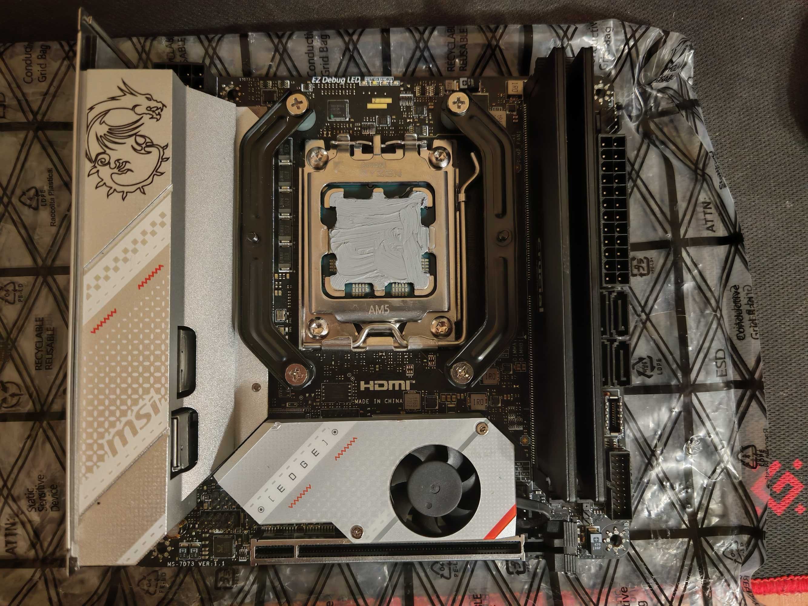 ‼️Топ Mini Игровой ПК (Ryzen 5 9600, RX9060XT 16g, 32gb DDR5, 1tb ssd)
