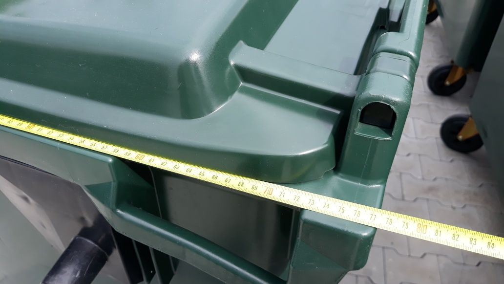 Kosz na śmieci pojemnik na odpady 660 litrów 1100 standard EN 840