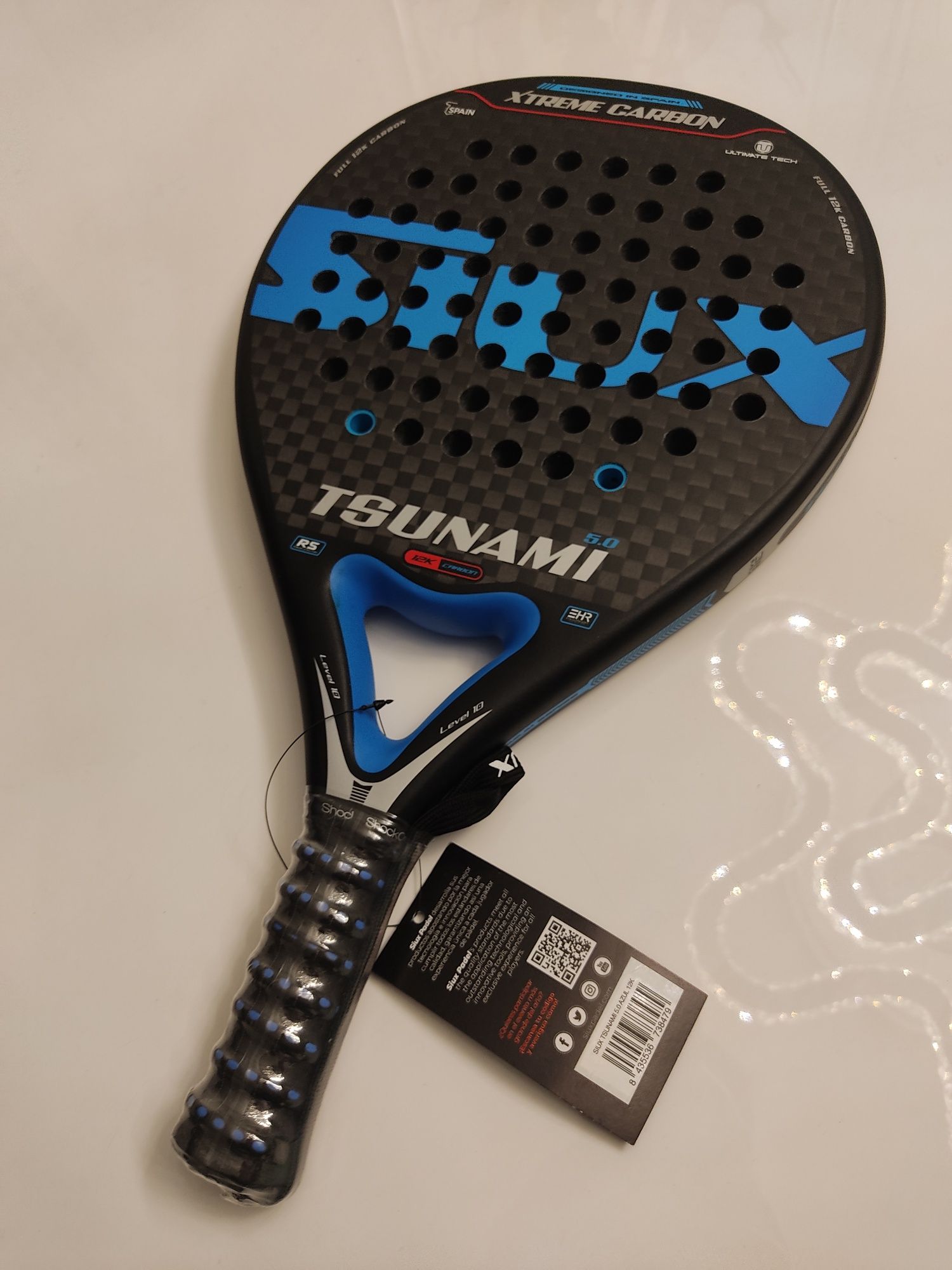 Raquete de Padel Siux Tsunami 5.0 12K Nova