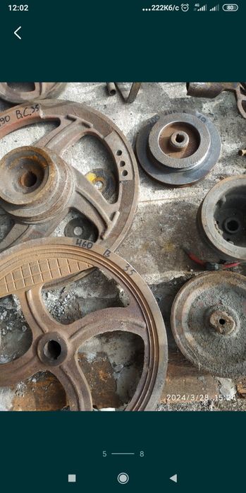 Шків . Шківок . Шків клиновидний .