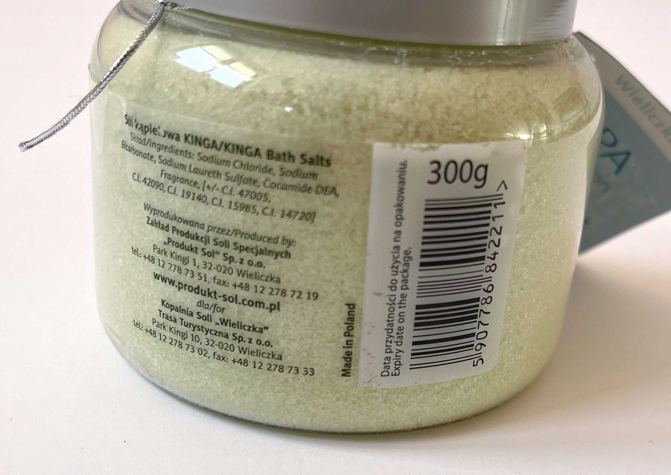 Sól do kąpieli KINGA Liść zielonej herbaty 300g