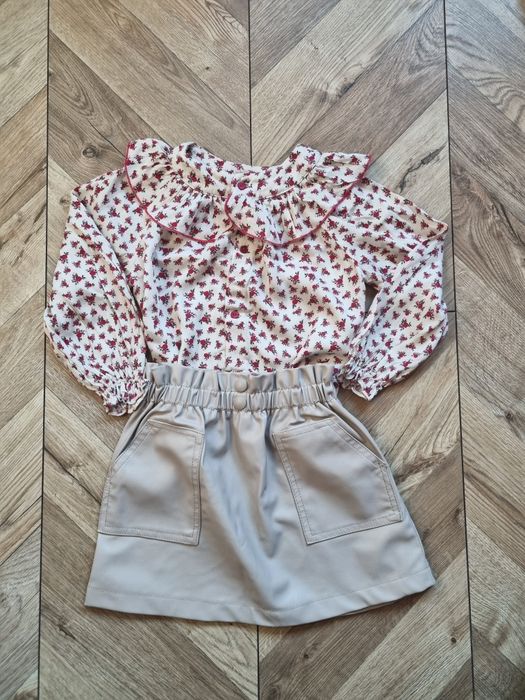 Zestaw paczka paka ubranek dla dziewczynki Zara h&m Smyk 104