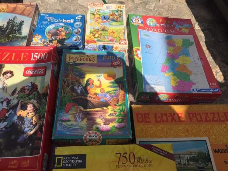 Lote de 12 Puzzles Vintage!