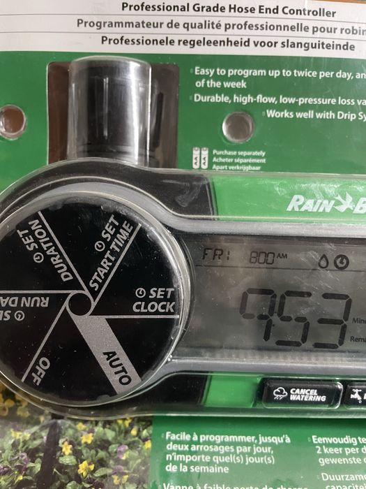 Programador rega novo