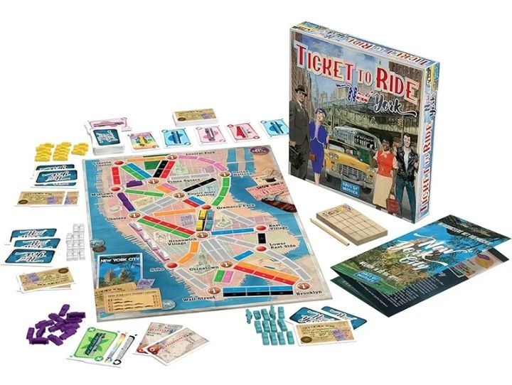 Гра настільна Білет на потяг Ticket to ride London/ New York/Amsterdam