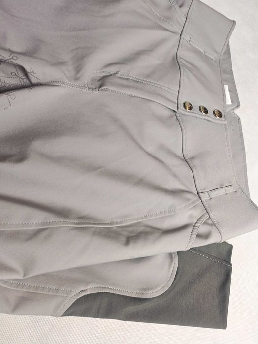 Rewelacyjne bryczesy Felix Buhler pełen silikonowy lej rozmiar 44