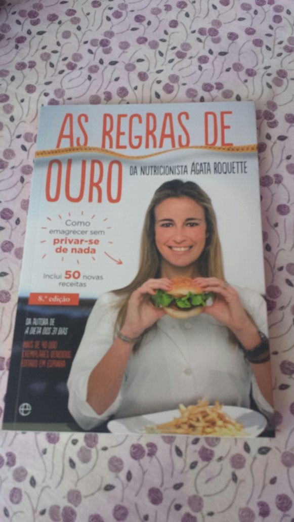 Livro As regras de ouro - nutricionista Ágata Roquete