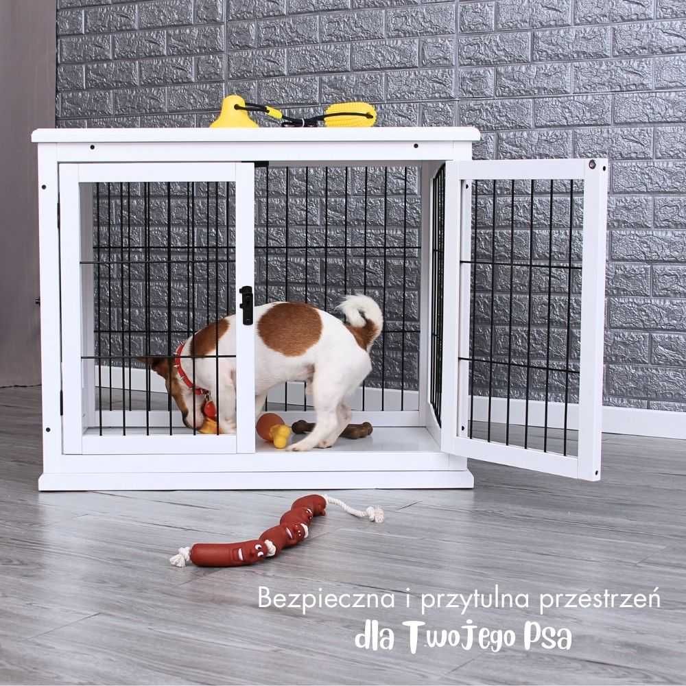 Klatka Kennelowa dla Psa L Oh!Dog Drewniana Eco Domek Kojec Szafka