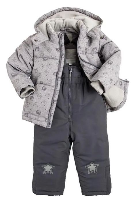 smyk Cool Club, Kombinezon dwuczęściowy chłopięcy, szary, misie