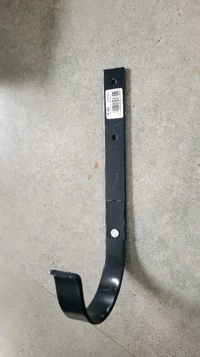 Haki rynnowe proste 100mm grafit