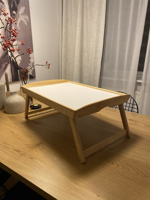 Ikea Djura tacka taca stolik do łóżka z nóżkami jak nowa
