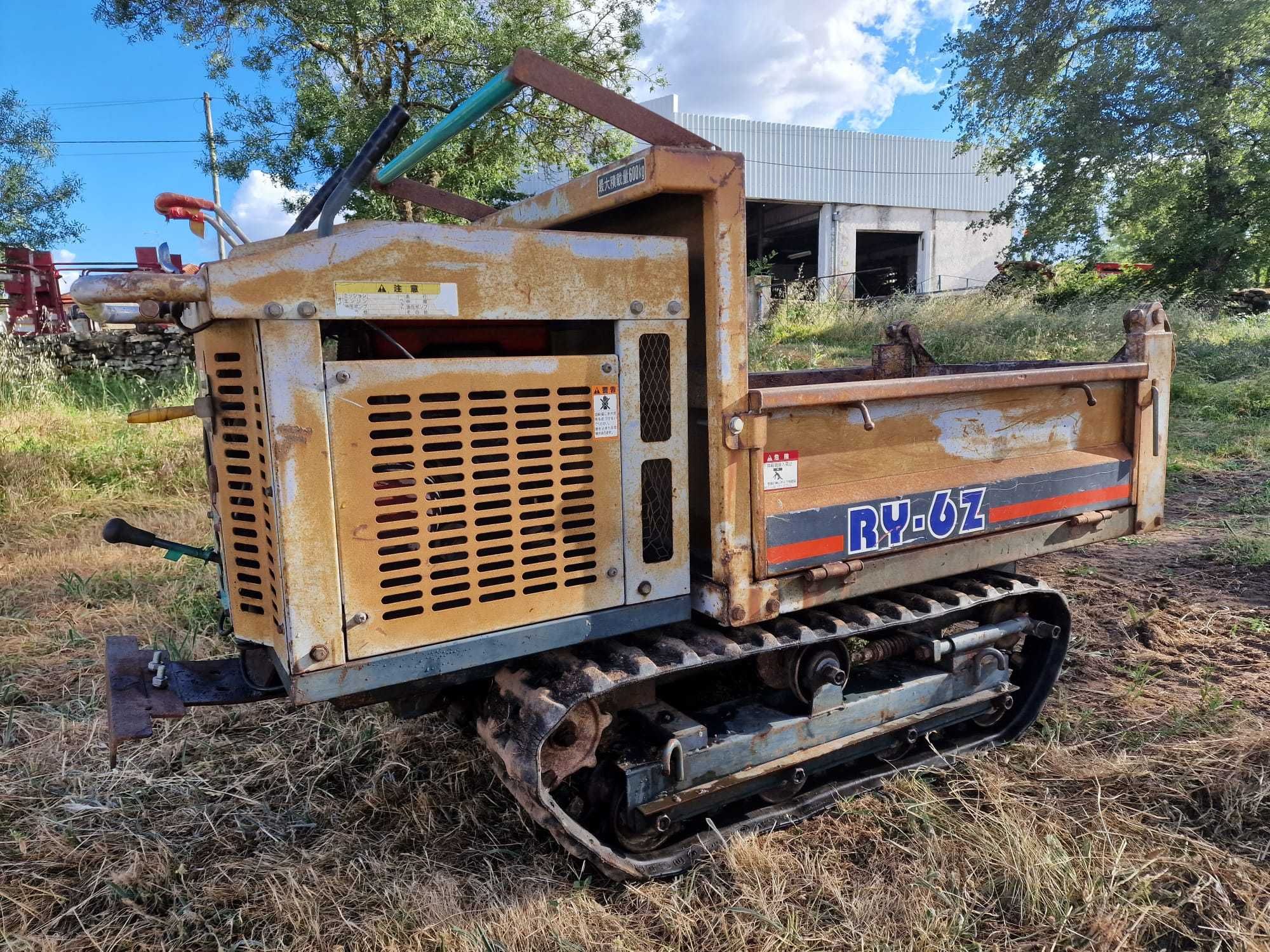 Mini dumper / Carro de mão de lagartas Kubota RY-6Z basculante