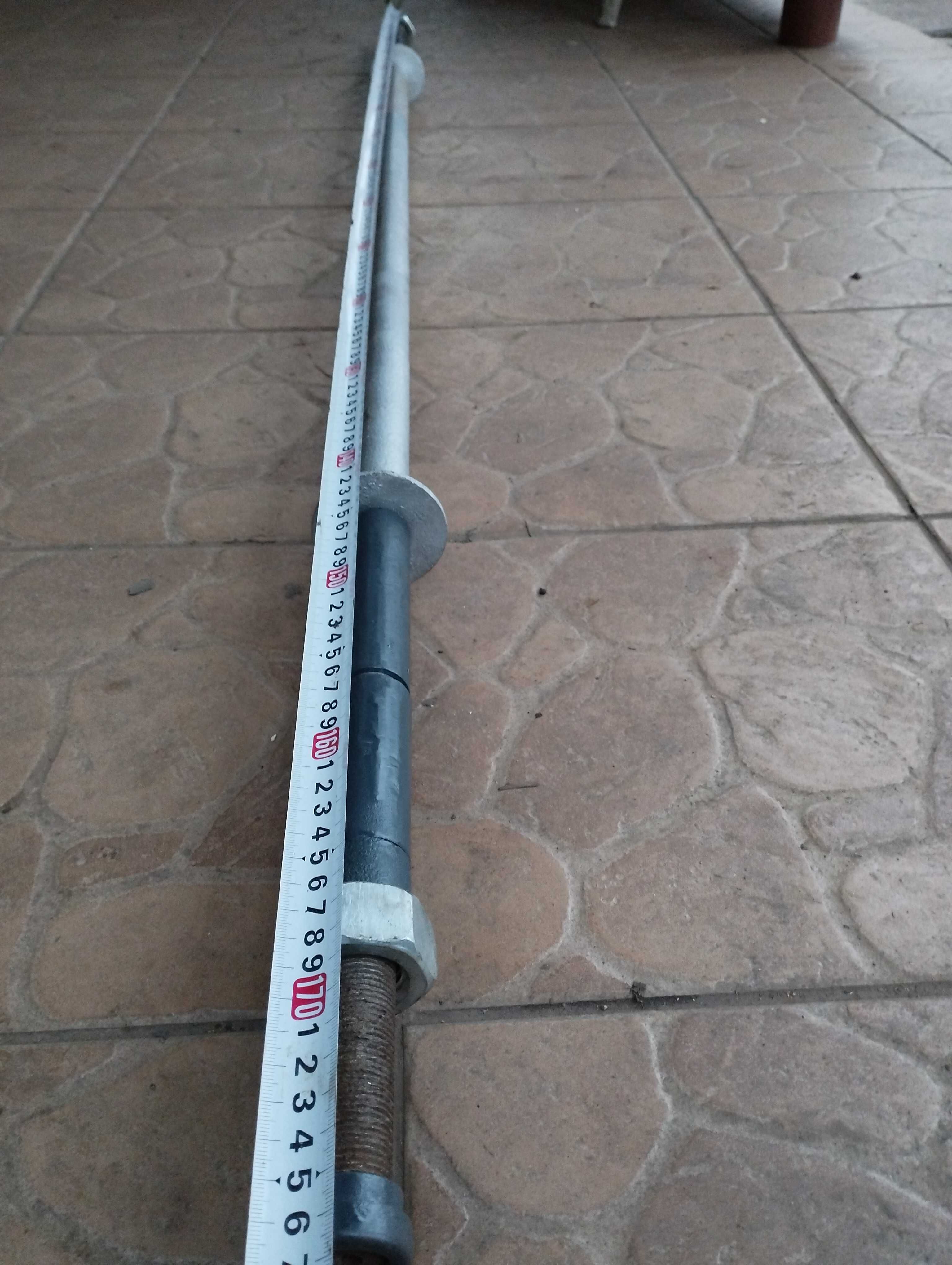 Sztanga prosta 10 kg 175 cm , 30 mm , na talerze podtoczenie na 25 mm