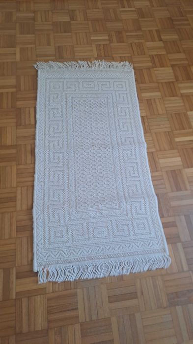 3 Tapetes de côr beige 1,25m x 0,60m