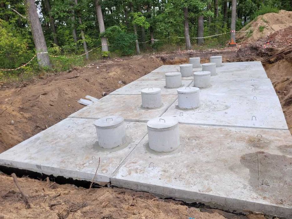 Maków Mazowiecki Ostrołęka zbiornik na deszczówkę ppoż szambo betonowe