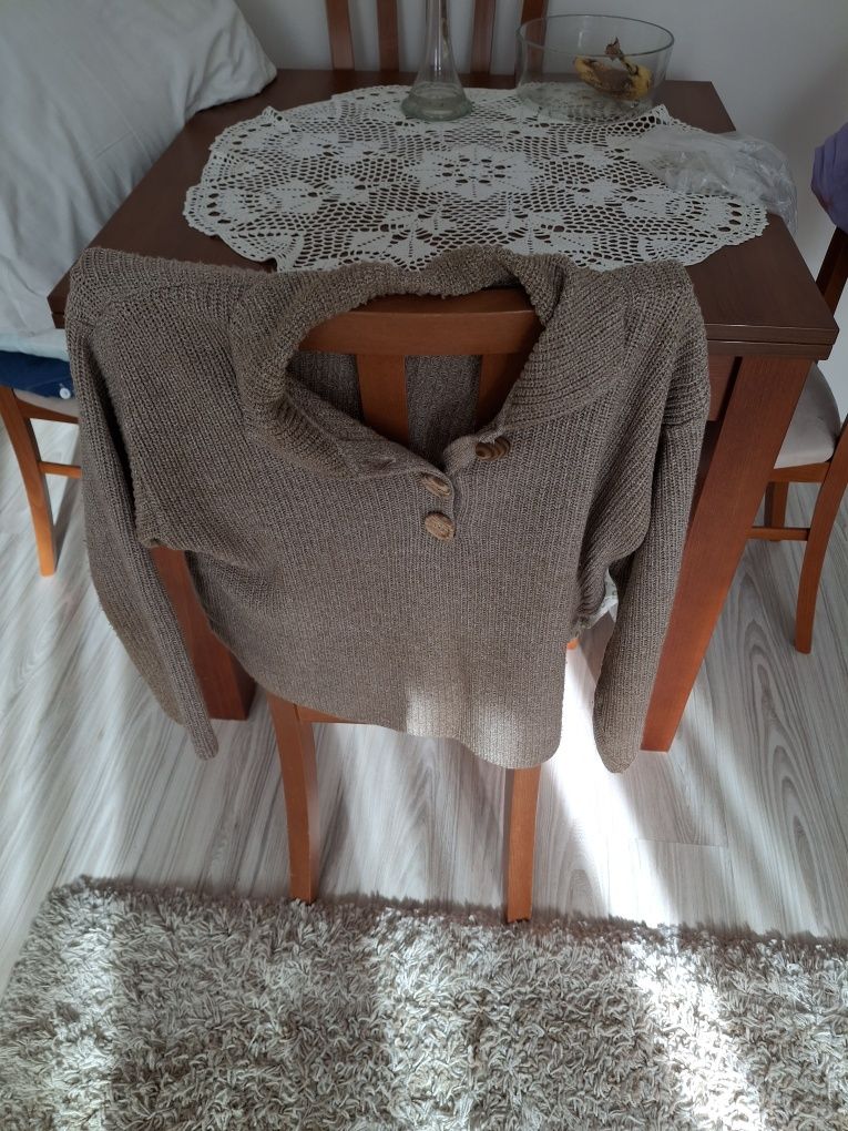 Bluzka sweterek kołnierzyk polo