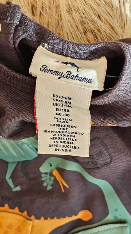 Granatowe Body rozmiar 68 74 Nowe Tommy Bahama