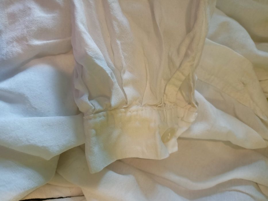 Bluzka biała długi rękaw