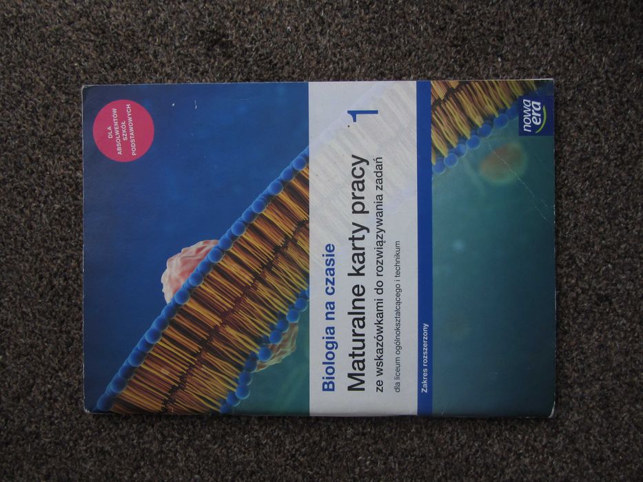 Biologia na czasie 1 Maturalne karty pracy - zakres rozszerzony