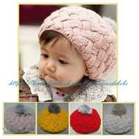 Gorros Bebé/Boinas Pompom