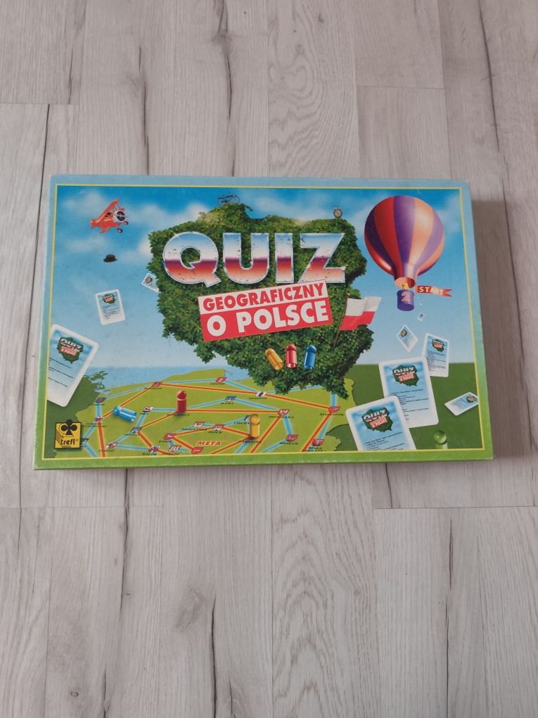 Gra planszowa Quiz geograficzny o Polsce