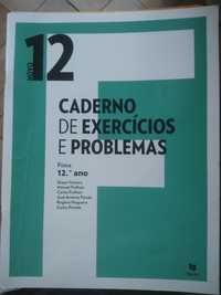 Caderno de exercícios e problemas, física 12°ano