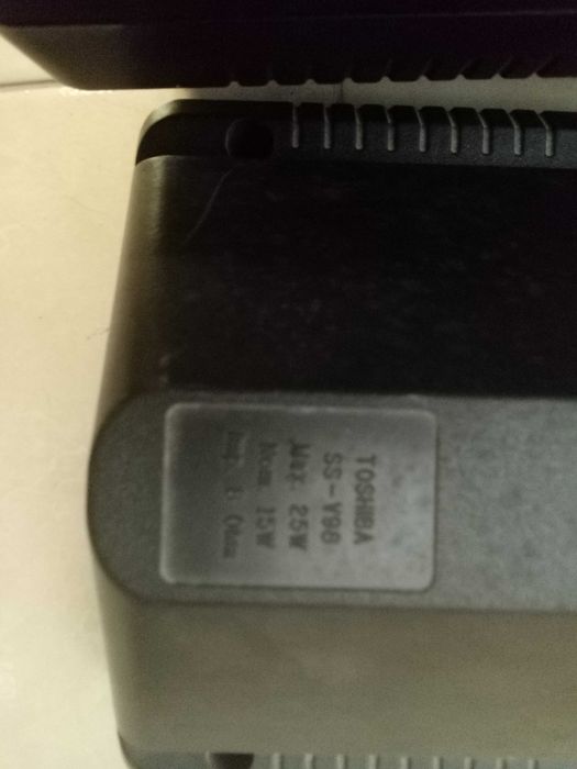 colunas de som usadas