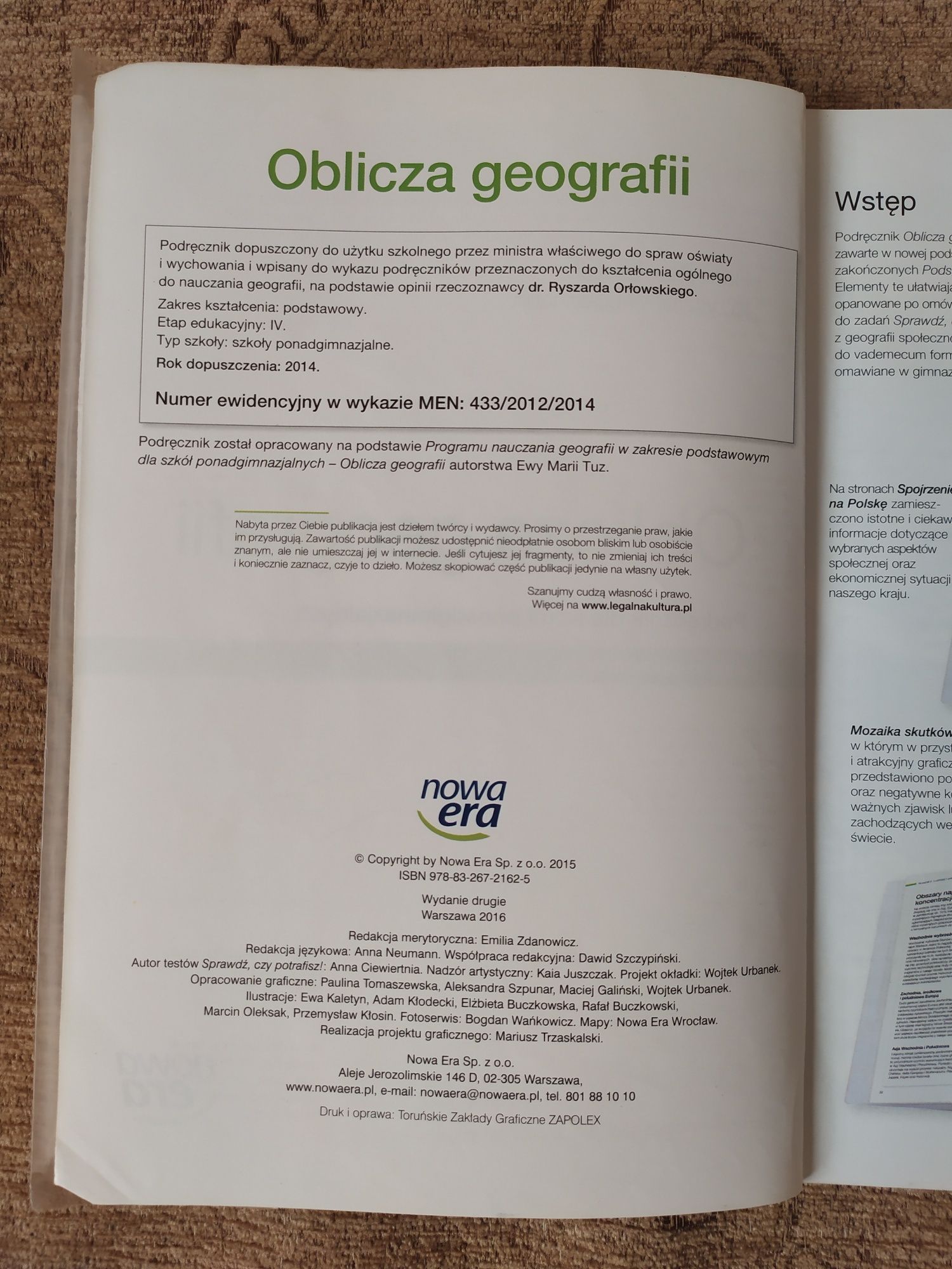 Oblicza geografii, podręcznik