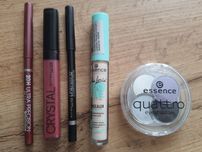 Zestaw kosmetyków Nowe Essence, Maybelline, Catrice Gratis