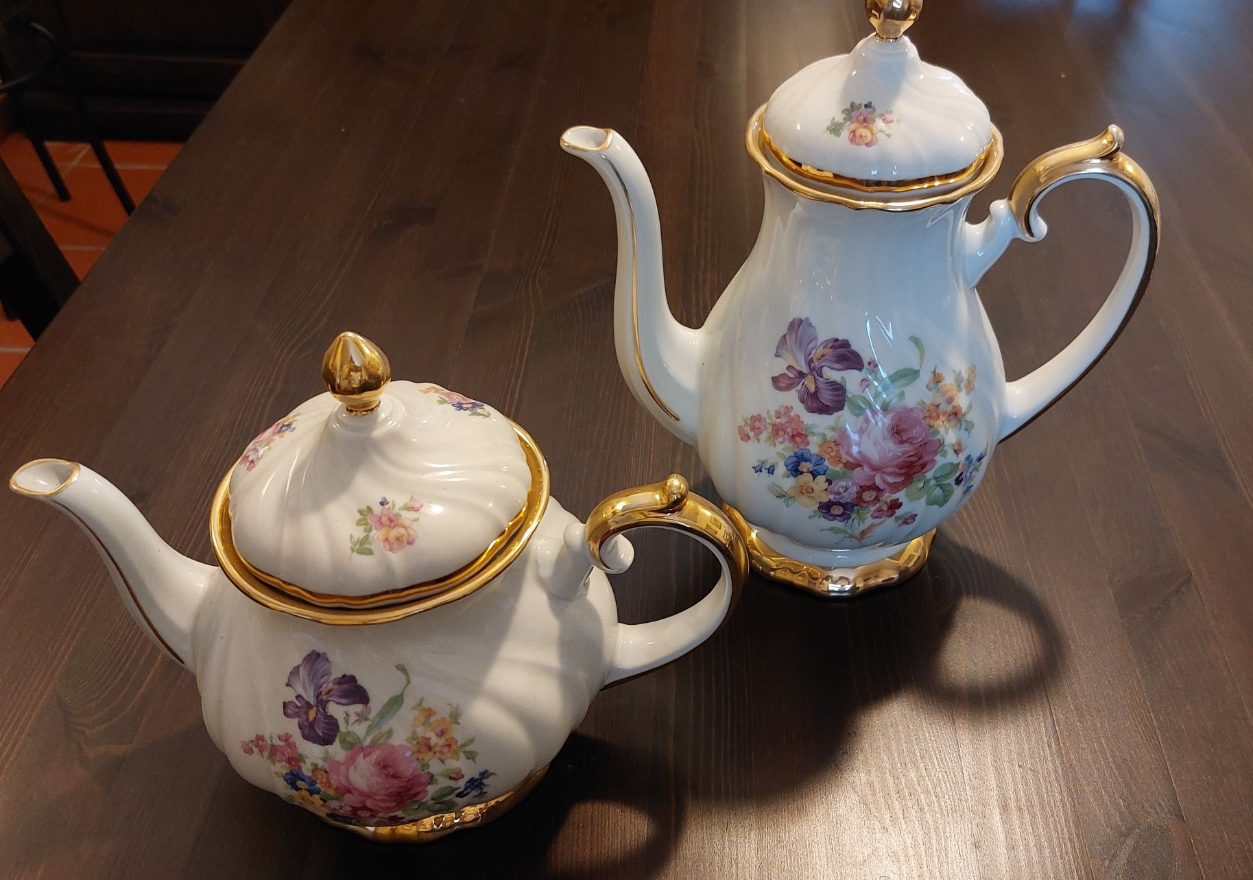 Serviço de chá antigo Gloria fine porcelain