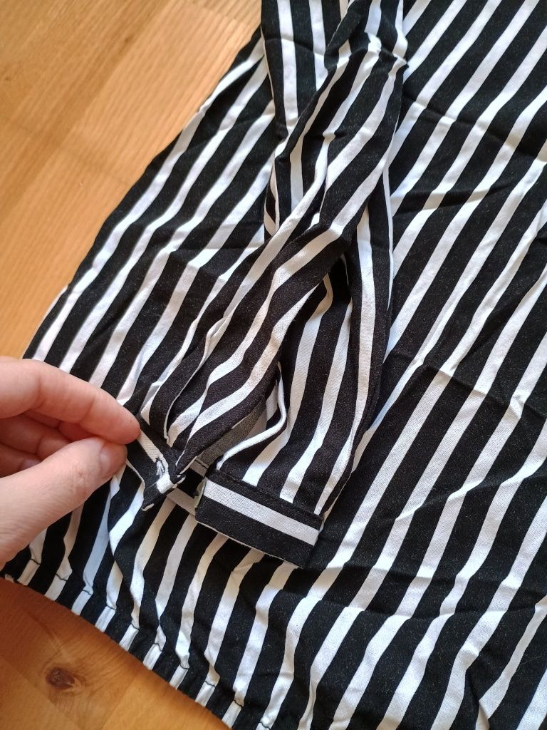 Bluzka, koszula w paski,  z wiskozy,  Reserved