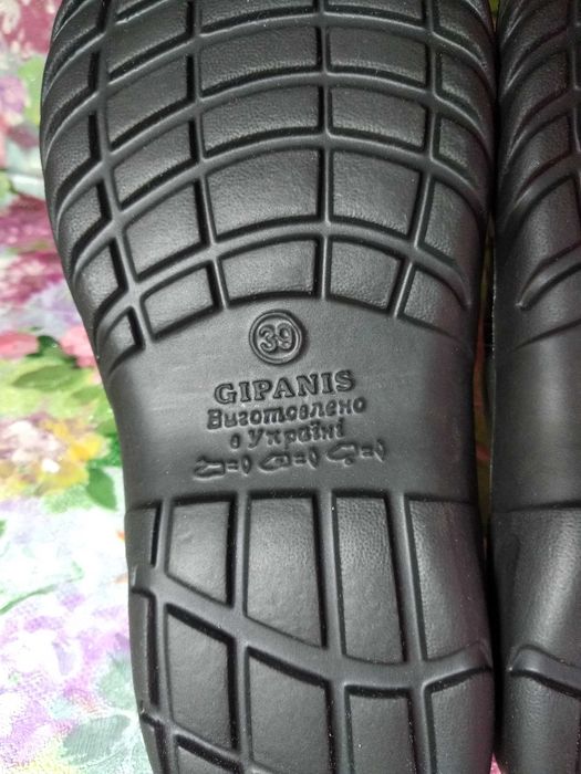 Капці чорні шльопанці на хлопця тапки черные резиновые Шлепки 25.5см