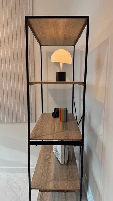 Regał metalowo-drewniany | Sklum (model Baxter)