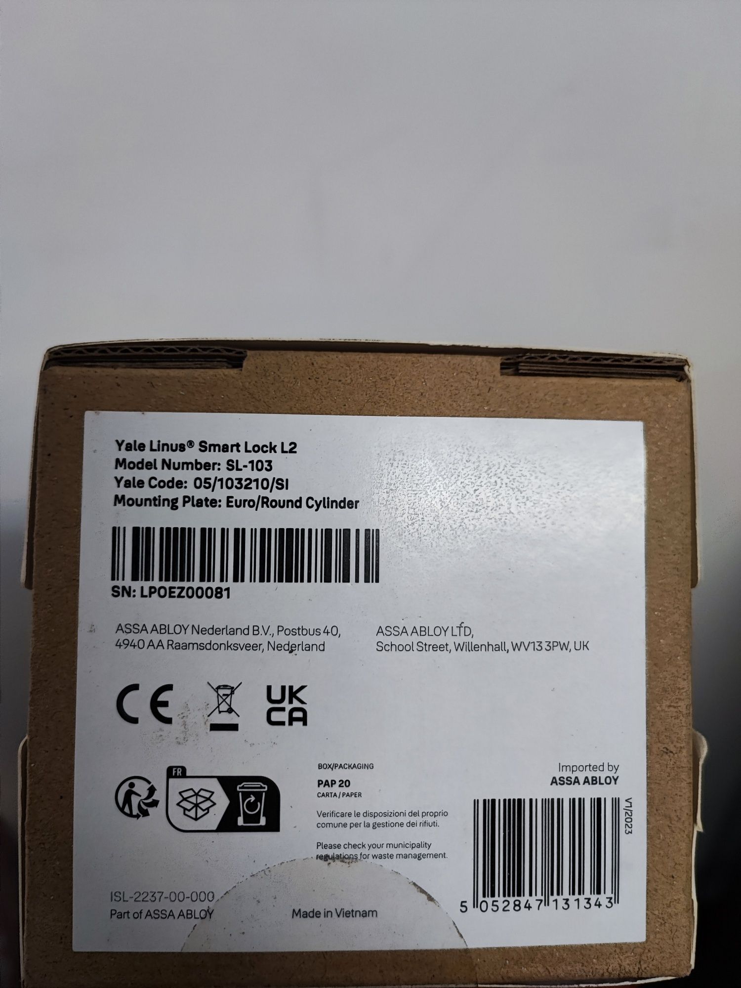 Inteligentny zamek Linus Smart Lock L2