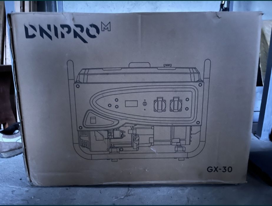 Генератор ДнепроМ GX-30, 3 кВт. Новый