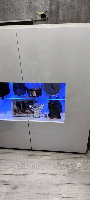 Komoda biała  wysoki połysk