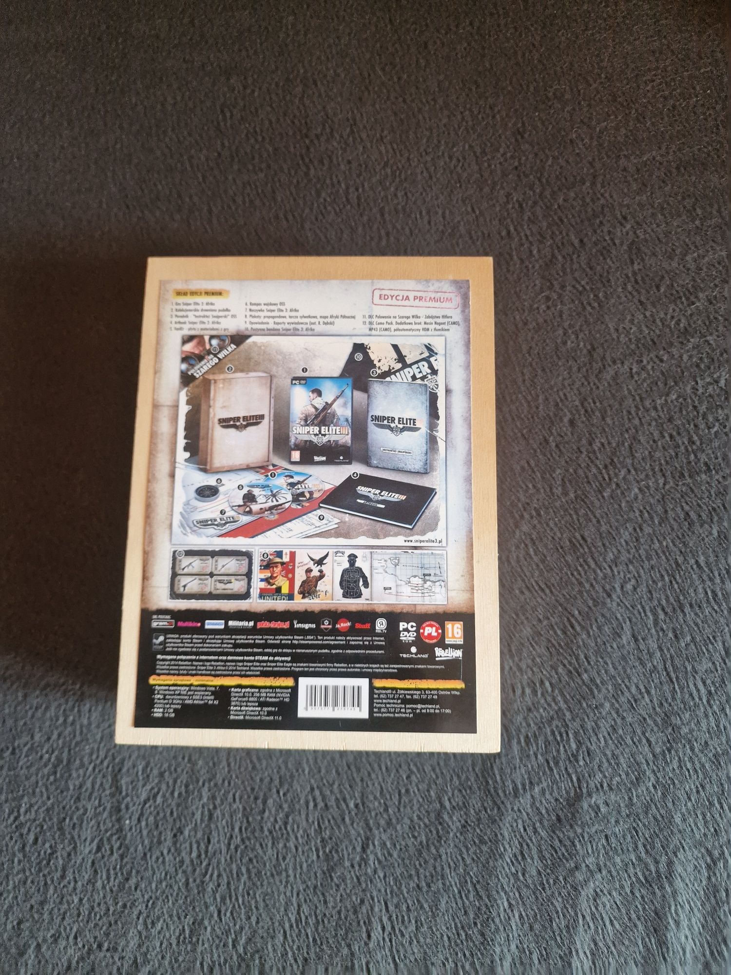 Sniper elite 3 na PC kolekcjonerska