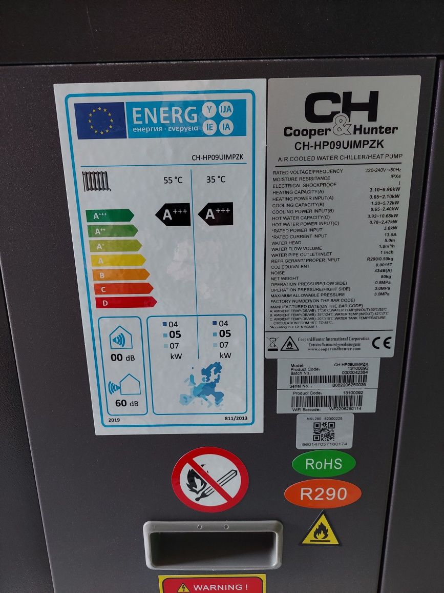 TYLKO TERAZ WIOSENNA PROMOCJA Pompa ciepła C&H 9 kW + zbiornik bufor