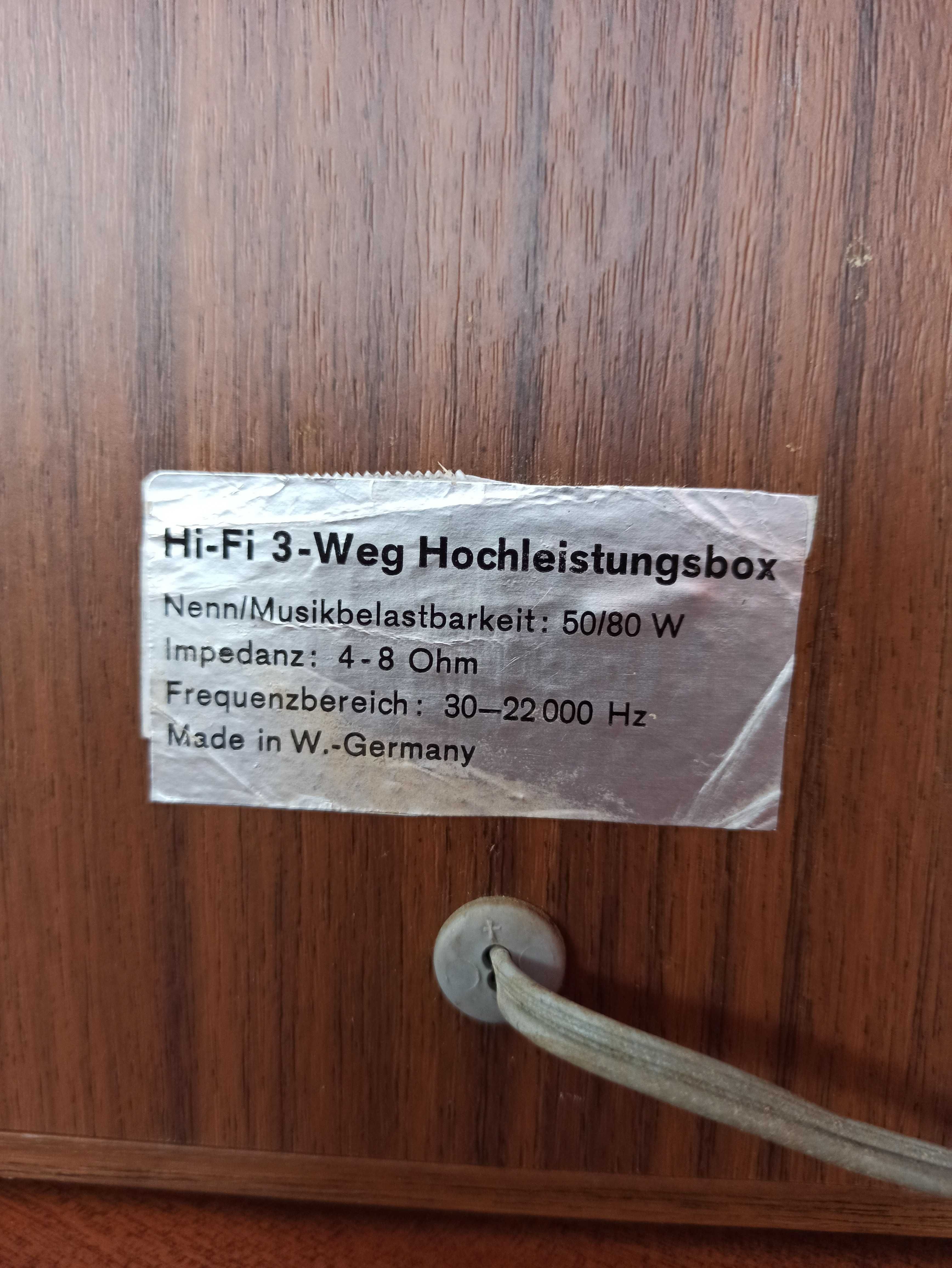 Kolumny HI-FI  3-Weg Hochleistungbox