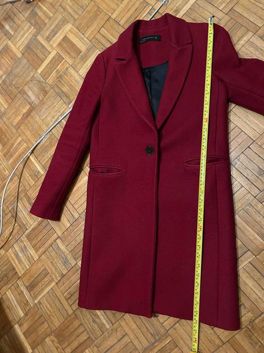Ciepły płaszcz 75% wełna ZARA