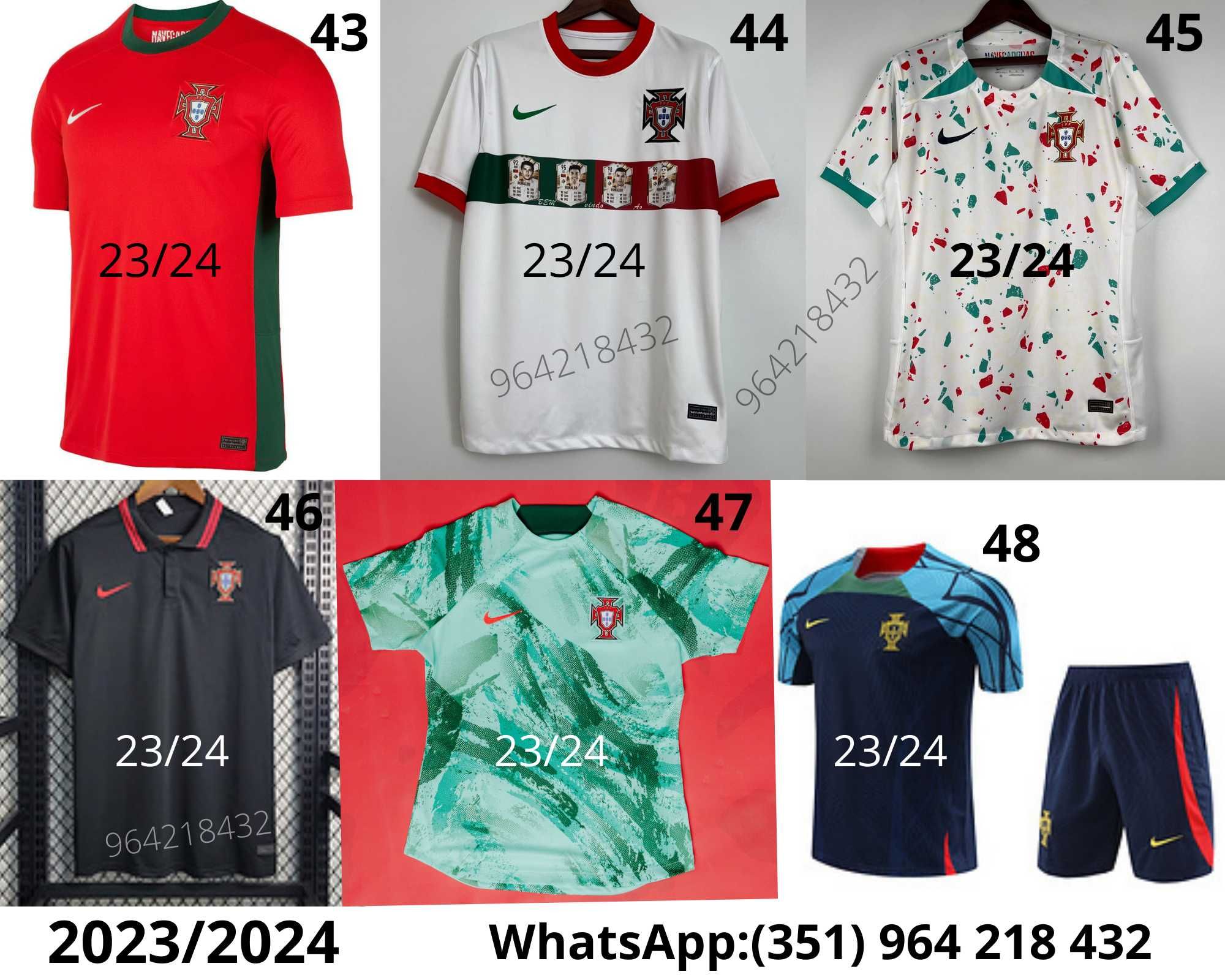 Camisola da Seleção Portuguesa Fan/Torcedor 2023/2024.