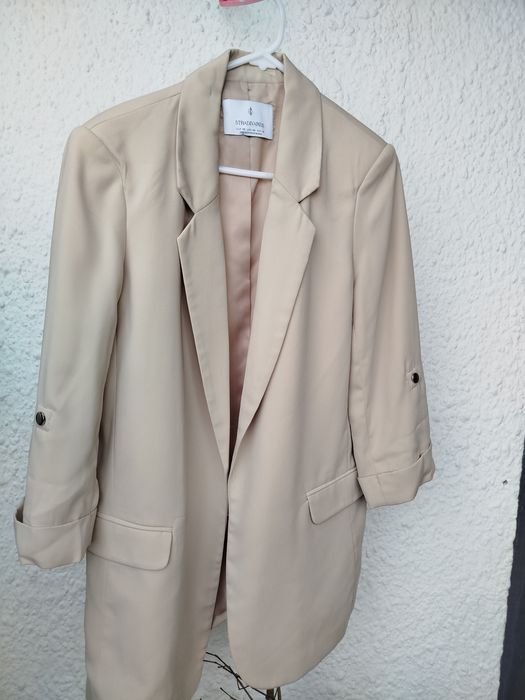 Blazer Beje - Stradivarius -XS