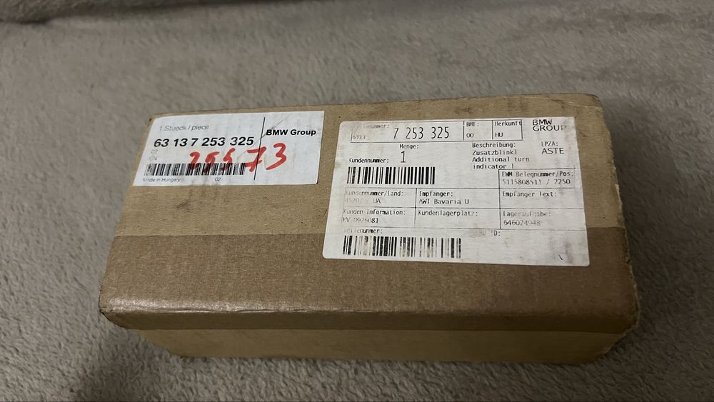 Новий оригінальний поворотник BMW е90, е91, е92, е93