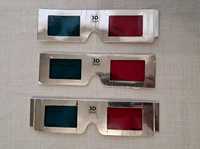3D очки анаглифные стерео Анагліфічні  окуляри  НАБОР 3шт