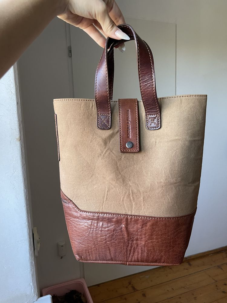 Elegancka jesieniowa torebka torba na ręke