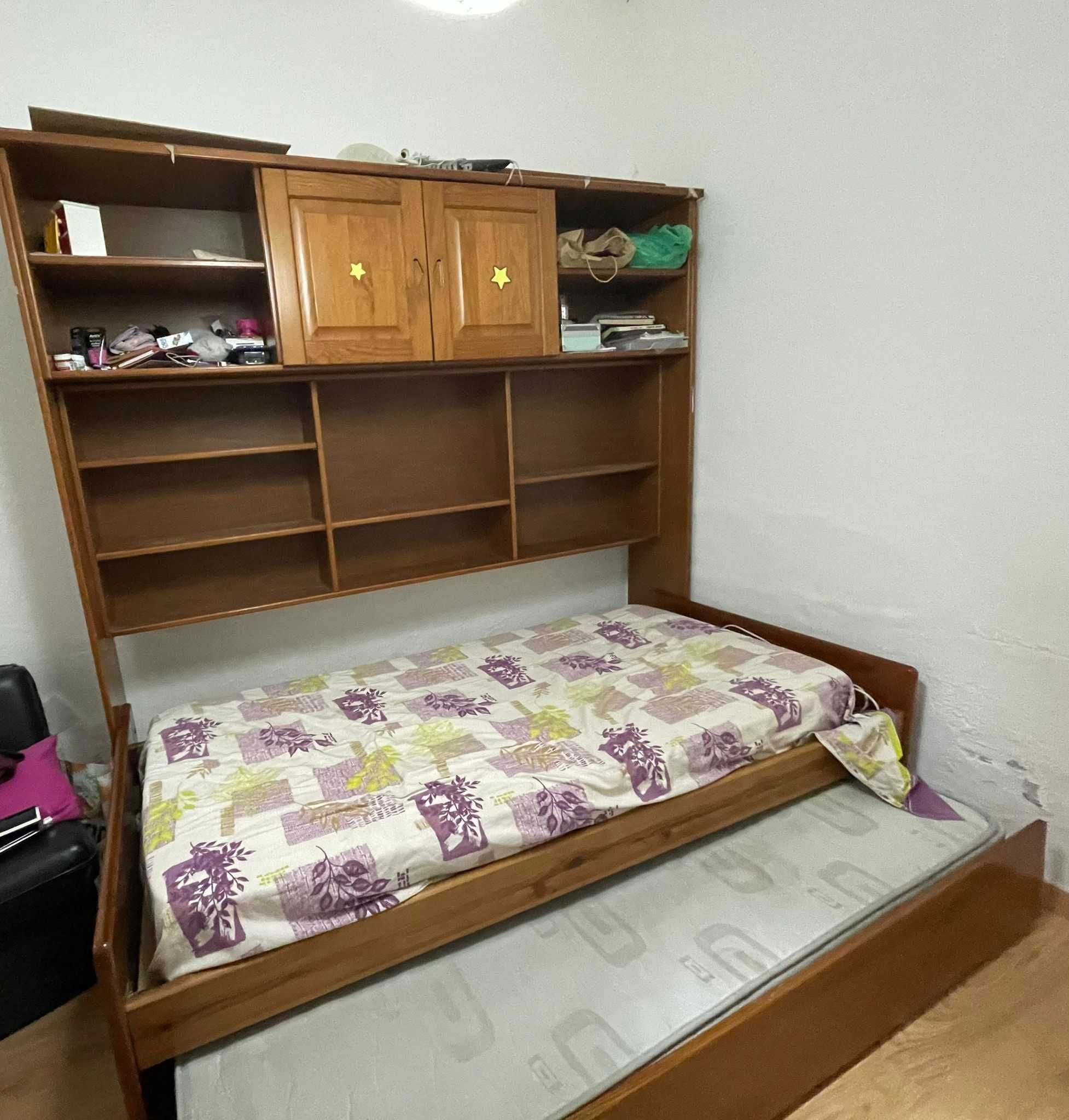 Cama Estúdio com 2 colchões e arrumação