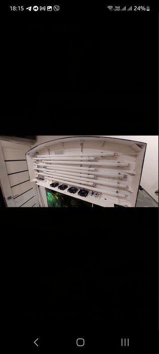 Панорамный акваріум 300 л.