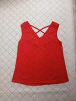 Bluza Piękna Czerona Letnia M-L
