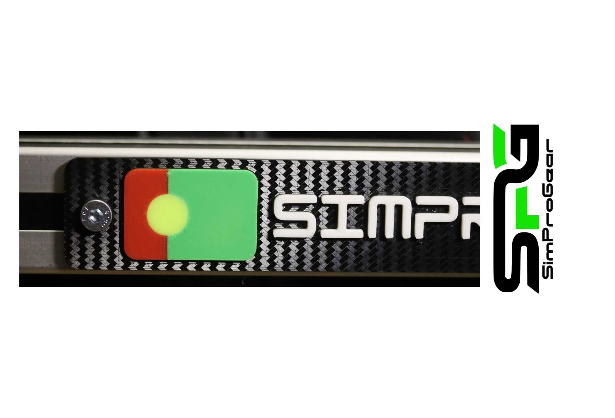 Placa com nome - Personalizado para simrig - simracing