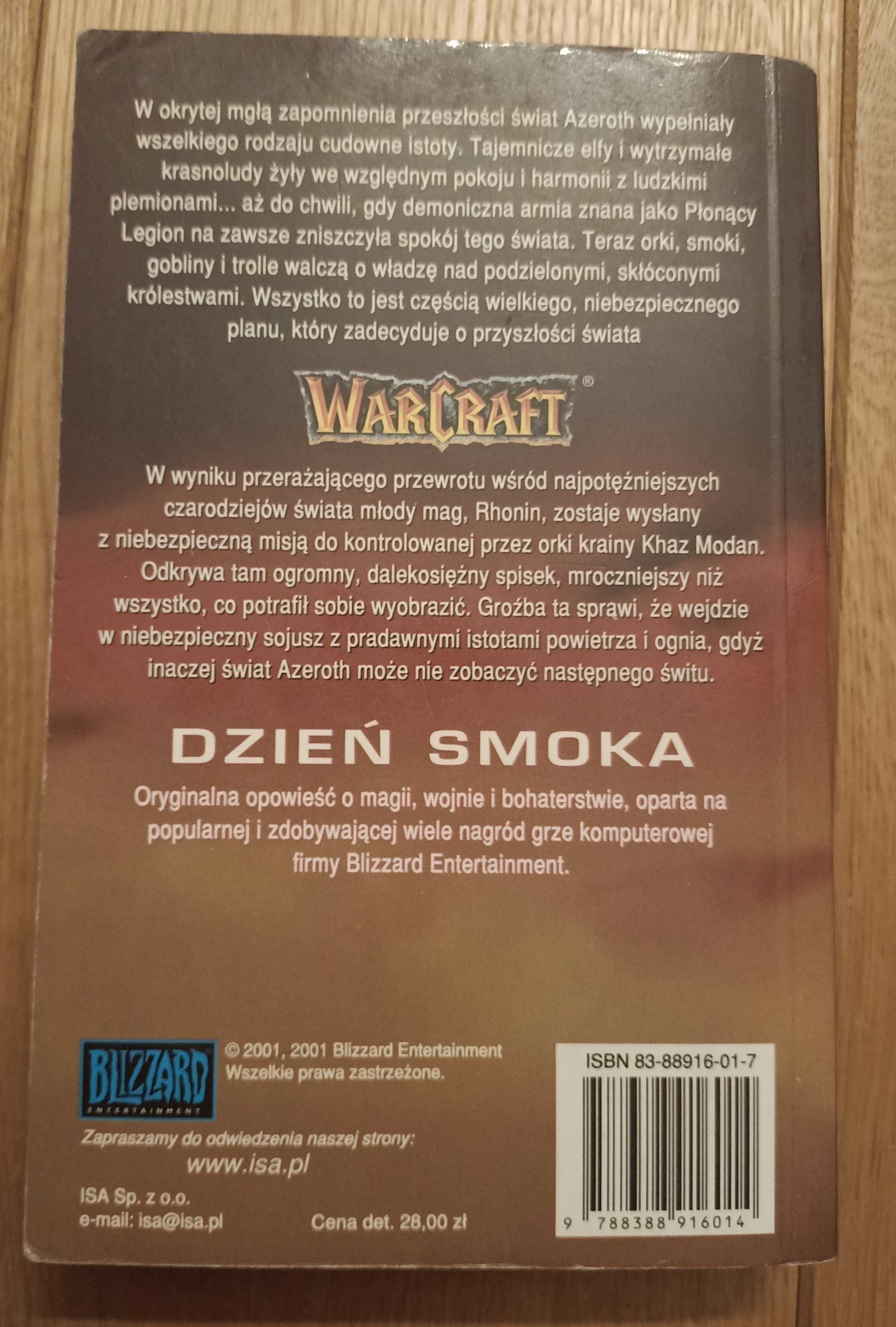 Warcraft Dzień Smoka Richard A. Knaak, Pierwsze wydanie
